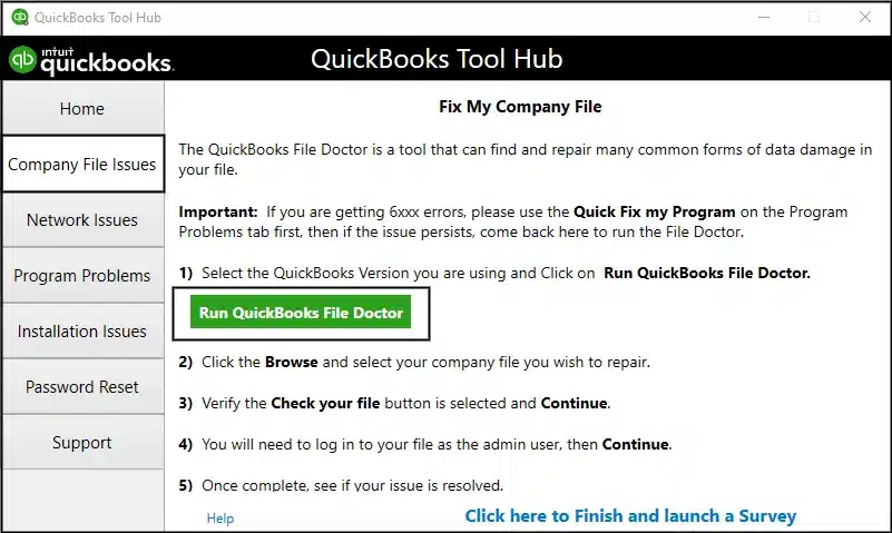 QuickBooks File Doctor 